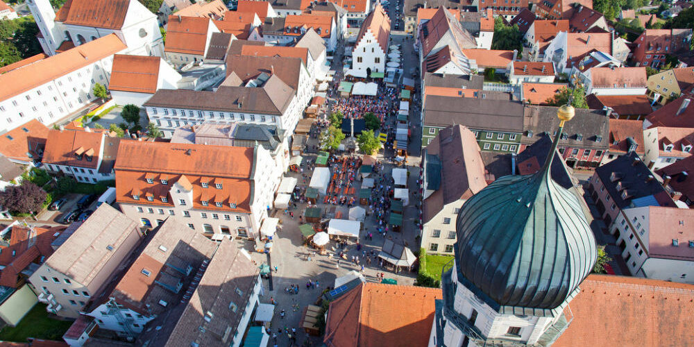 Mittelaltermarkt in der Altstadt Schongau