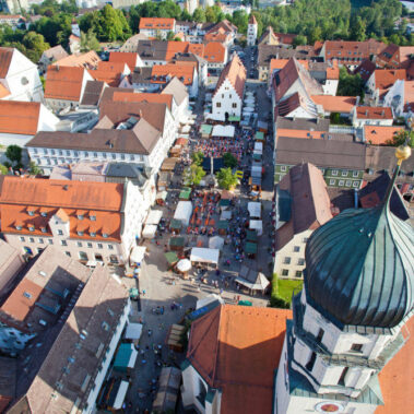 Mittelaltermarkt in der Altstadt Schongau