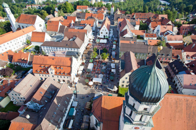 Mittelaltermarkt in der Altstadt Schongau