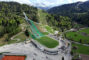 Skistadion mit Schanze in Garmisch-Partenkirchen