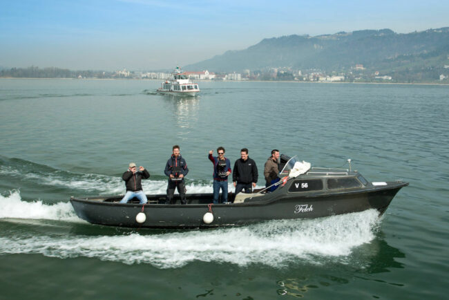 Dreharbeiten bei der Bodenseeschifffahrt