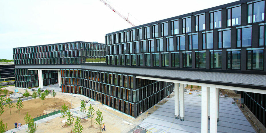 Baustelle des 88north in München