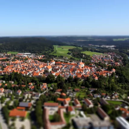 Luftaufnahme Stadt Schongau