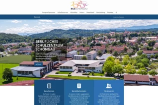 Website Berufsschule Schongau