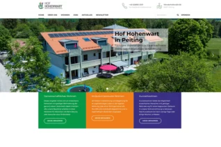 Website Hof Hohenwart